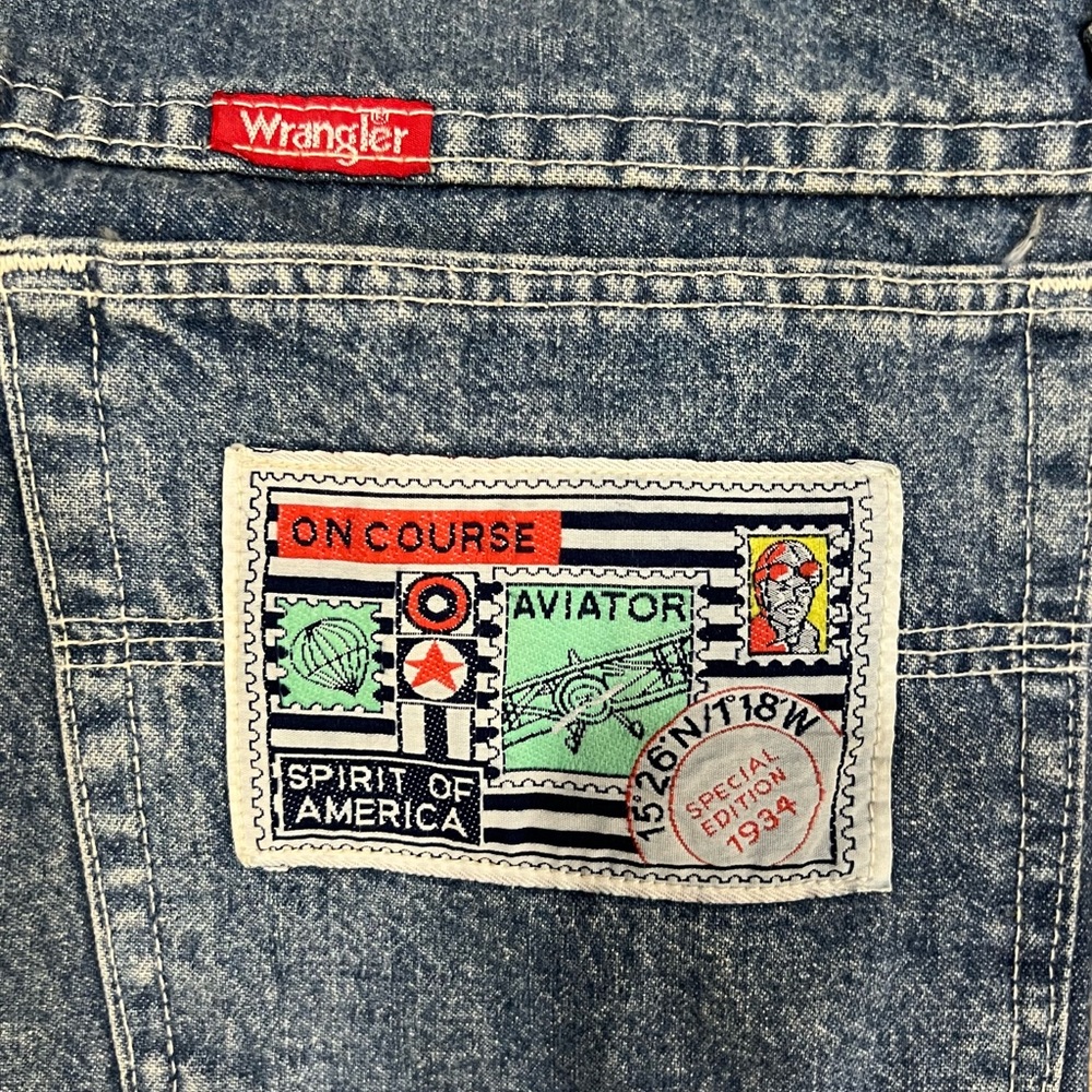 VINTAGE Wrangler “On course” Aviator special edition jeans. RARE. Size 38x34